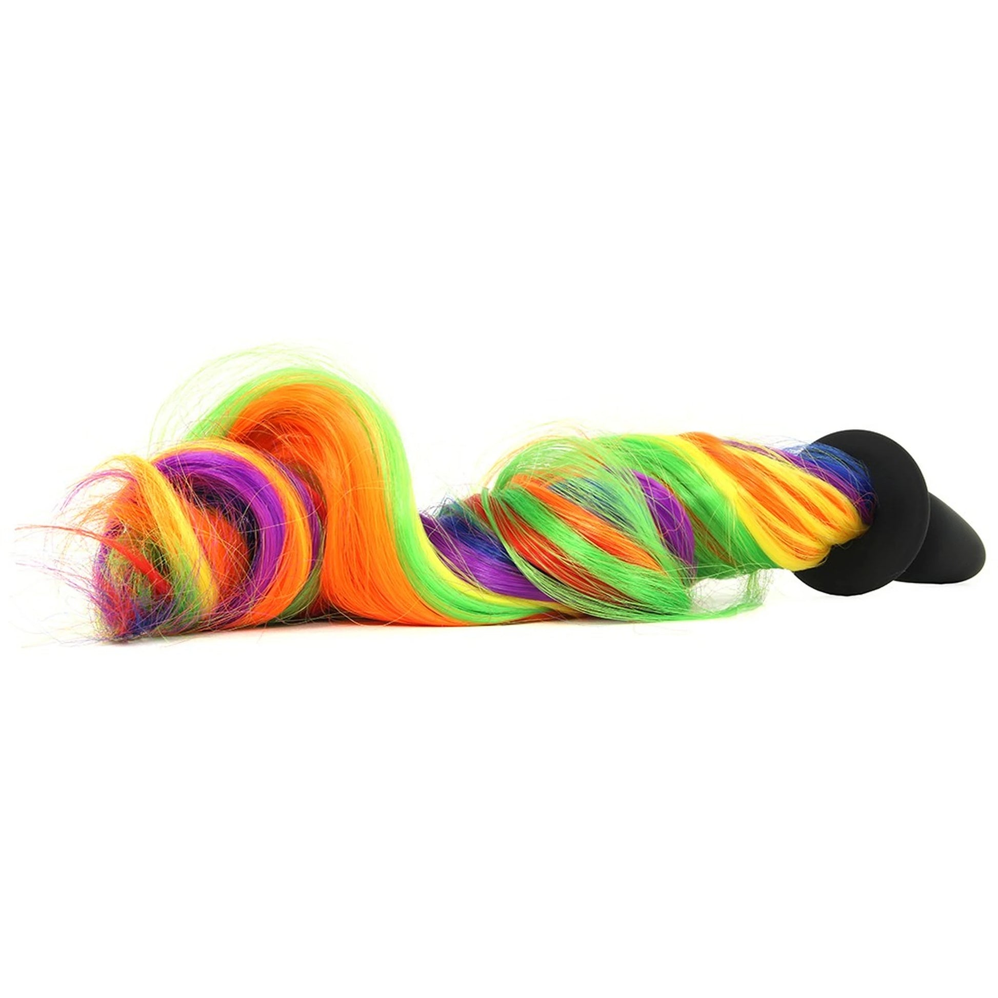NS Novelties Unicorn Tails Kuyruklu Silikon Anal Plug Black