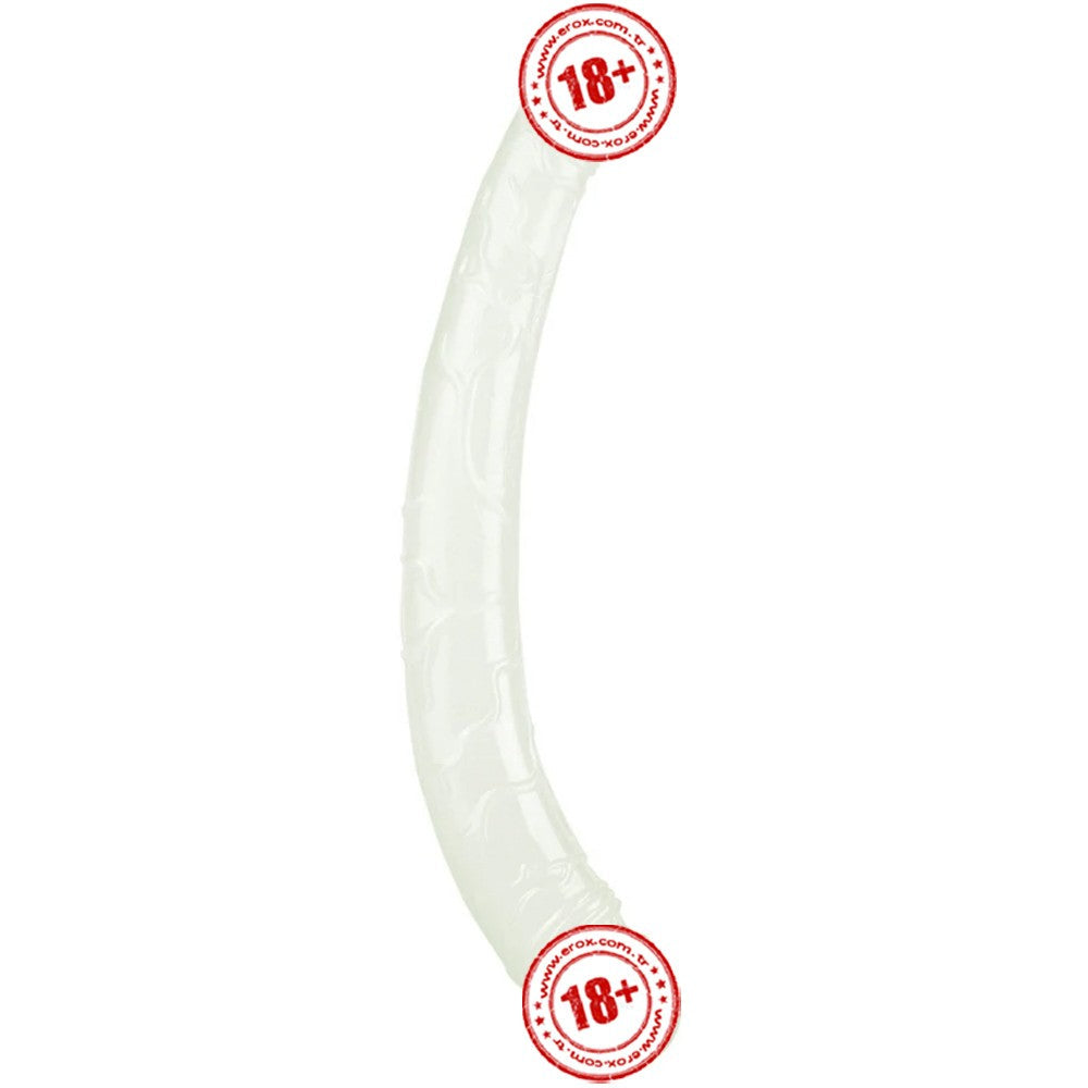 Lovetoy Lumino Play Double Dildo 37 Cm Çift Taraflı Jel Penis LV319024