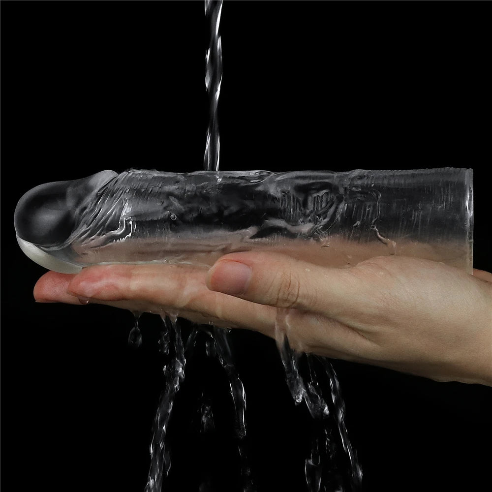 Lovetoy Flawless Clear 5 cm Dolgulu Şeffaf Penis Kılıfı LV314013