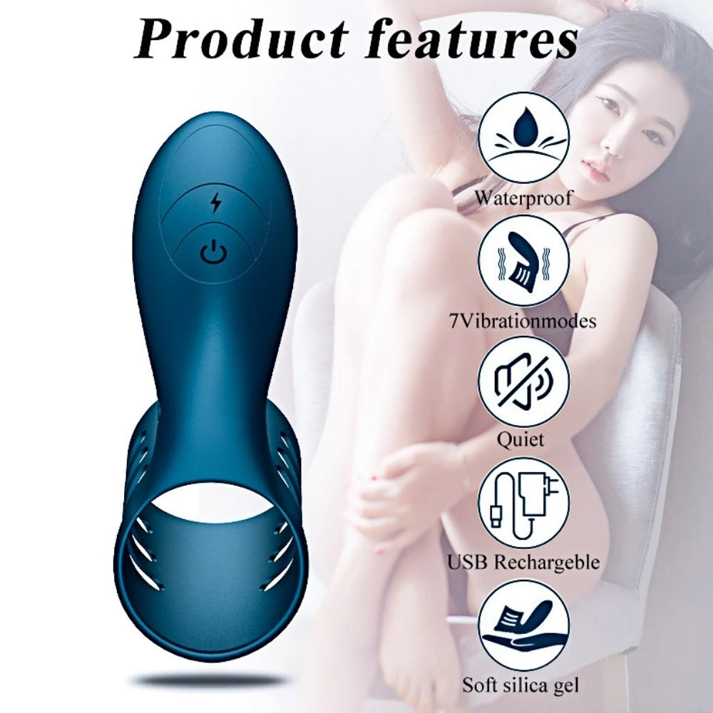 Frowzer Boss Ring Titreşimli Klitoris Uyarıcı Penis Halkası