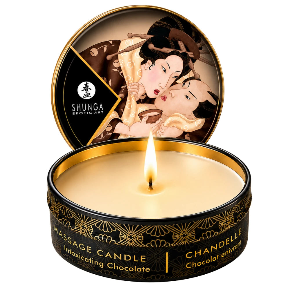 Shunga Mini Massage Candle Chocolate 30 Ml Erotik Masaj Mumu