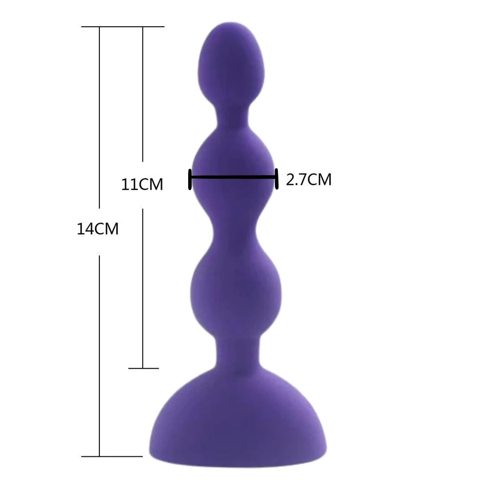 Aphrodisia Silicone Beads Uzaktan Kumandalı Boncuklu Anal Vibratör