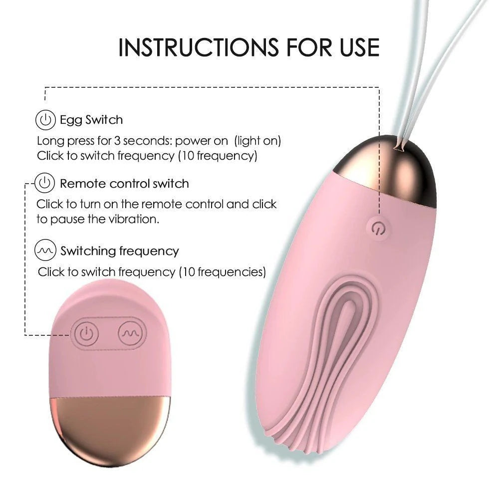Frowzer Mini Fantasy Wereable Vibe 10 Mod Giyilebilir Vibratör-Pink
