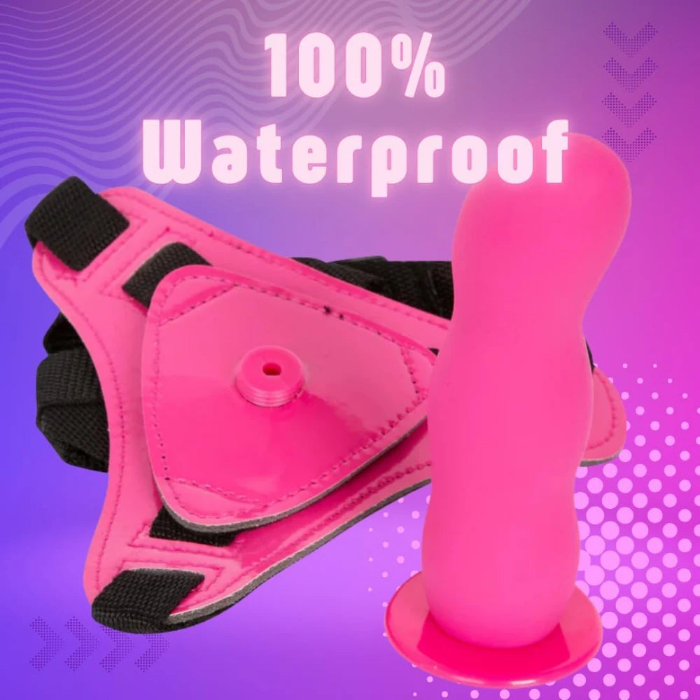 Frowzer Strapon Curve İçi Dolu Kemerli Penis-Black