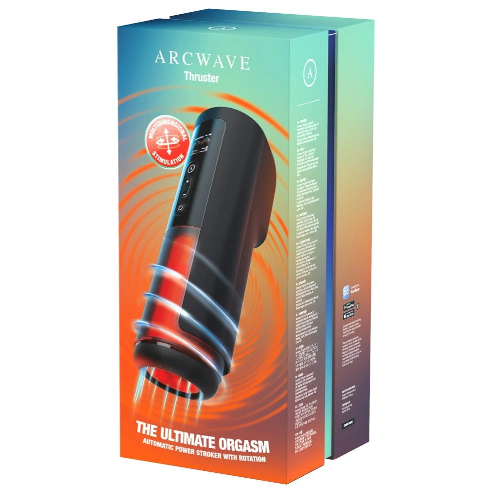 Arcwave Thruster Uygulama Kontrollü İtme ve Döndürme Özellikli Vajina Mastürbatör