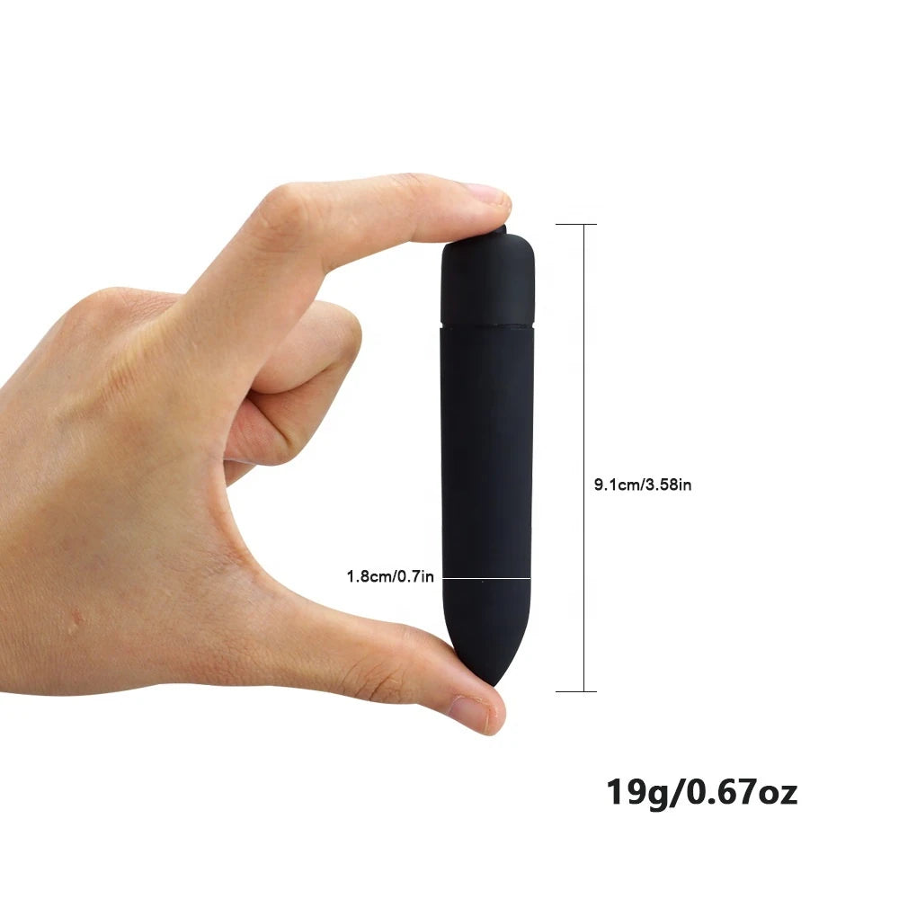 Frowzer Kirus Bullet Vibes Kurşun Mini Vibratör-Black