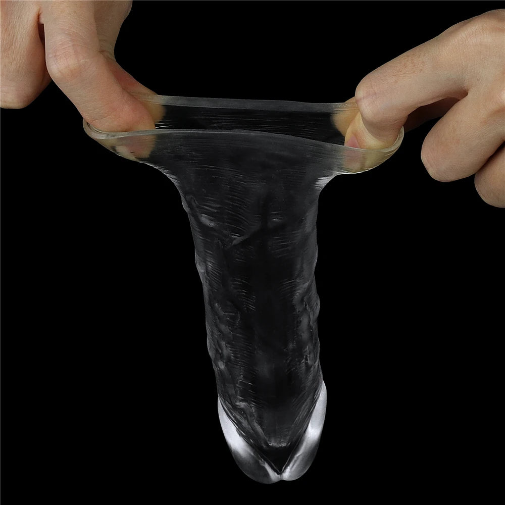 Lovetoy Flawless Clear 2.5 cm Dolgulu Şeffaf Penis Kılıfı