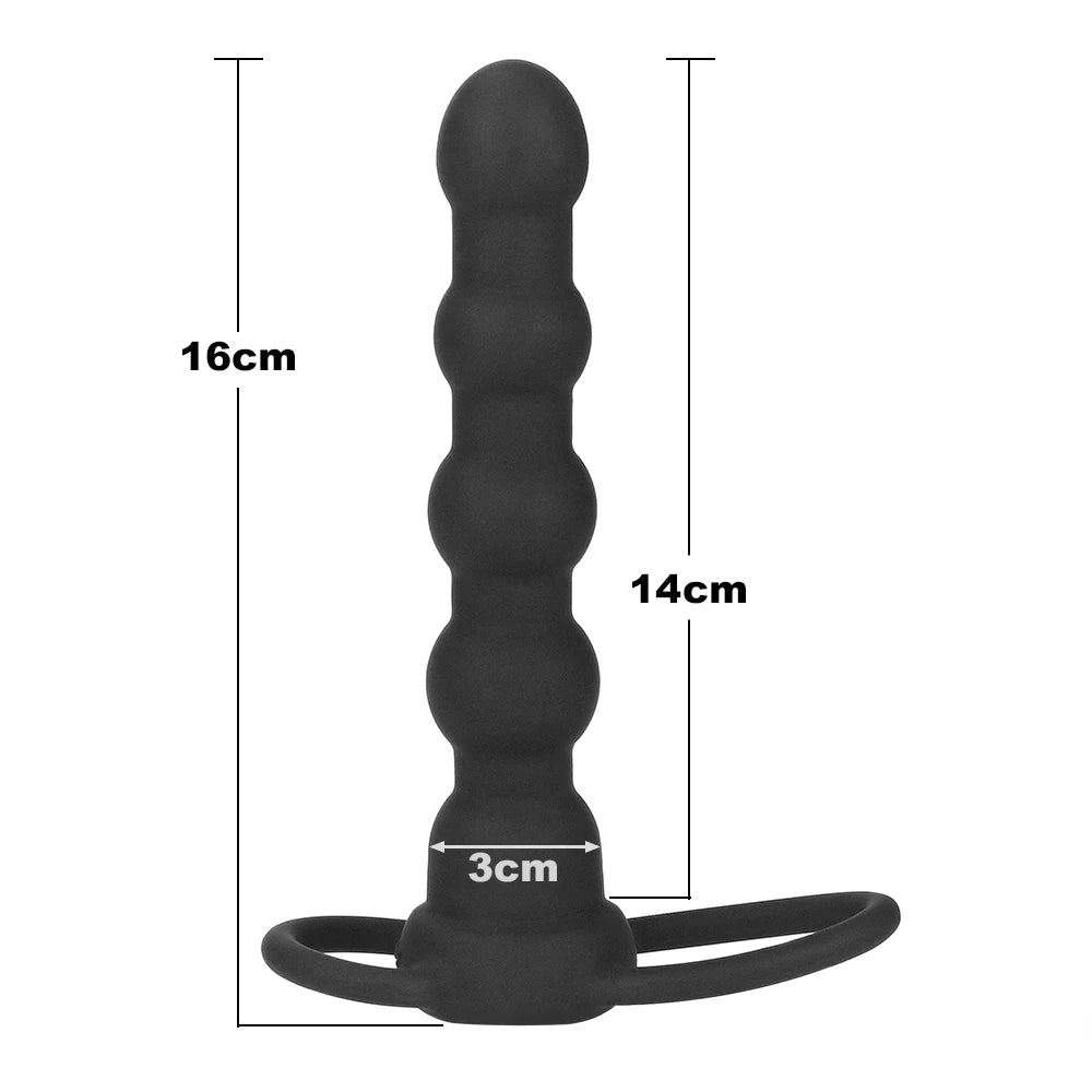 Lovetoy Vibrating Rock Balled Double Prober Anal Vibratör LV2619