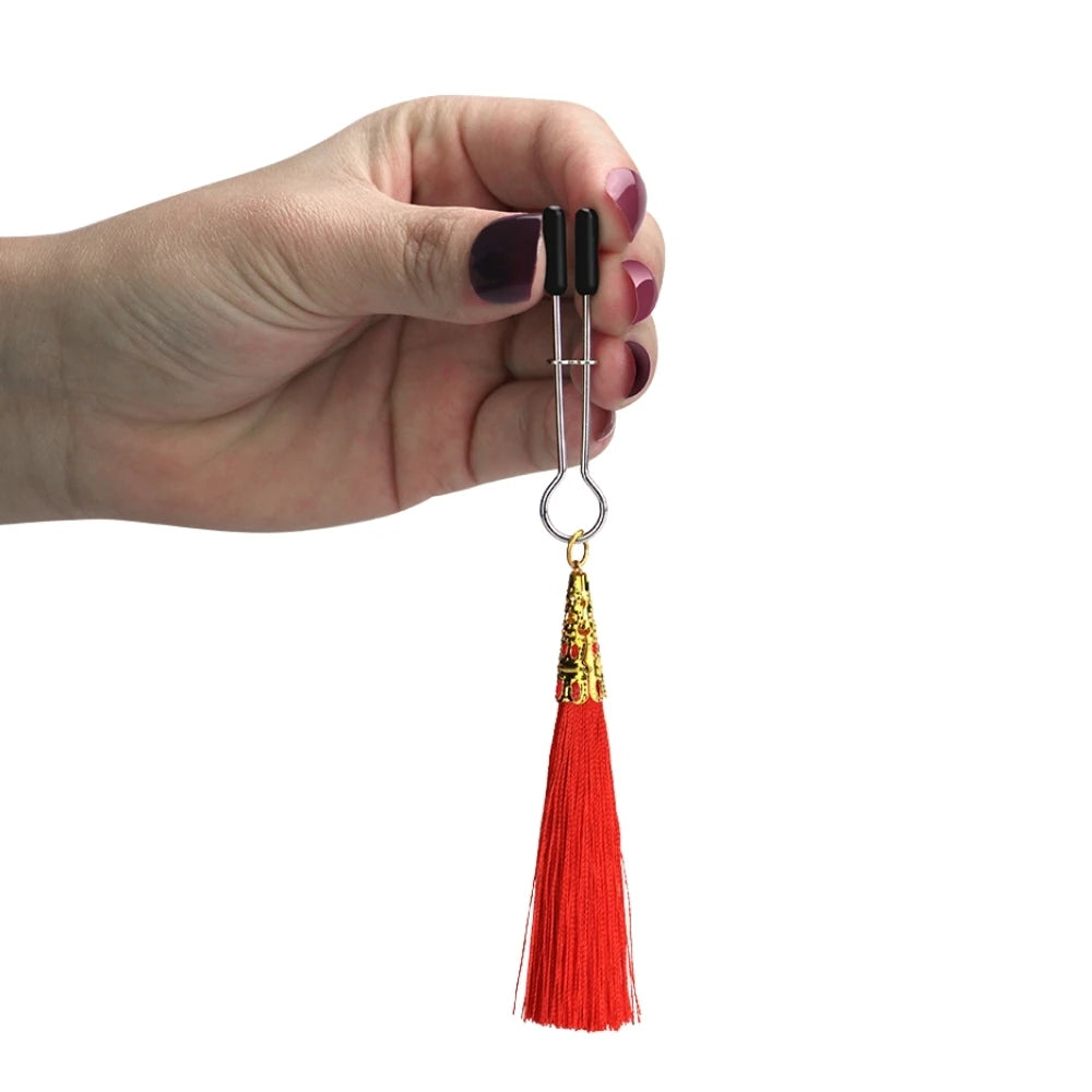 Lovetoy Glamor Tassel Nipple Clamp Göğüs Klipsi LV761009