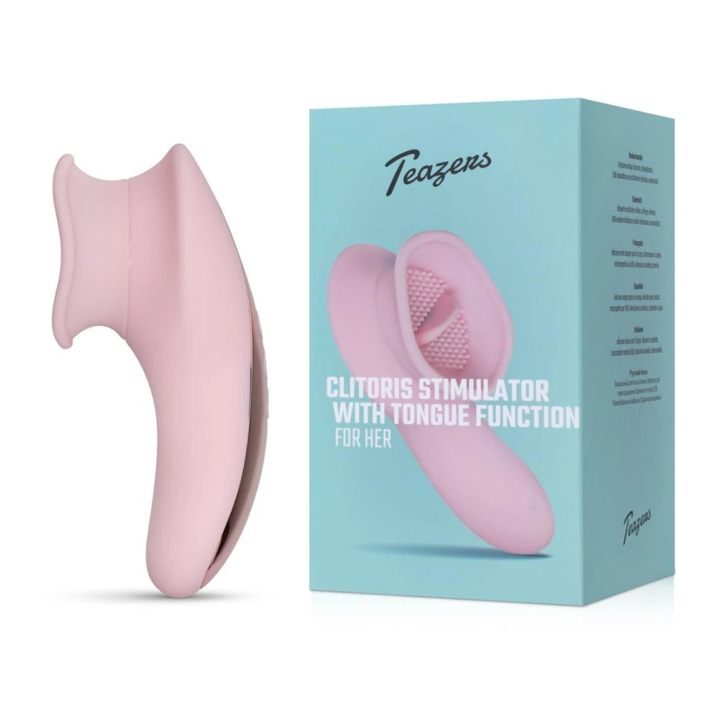Teazers Clitoris Stimulator Şarj Edilebilir Dil Vibratör