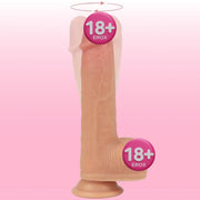 Lovetoy Anthony Dual Layered Silicone Dildo Dönebilen Realistik Penis LV4032