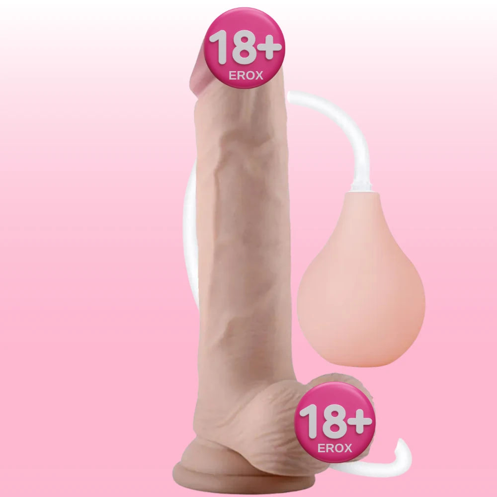 Lovetoy Soft Ejaculation Cock Dildo 23 Cm Boşalabilir Realistik Penis LV316003