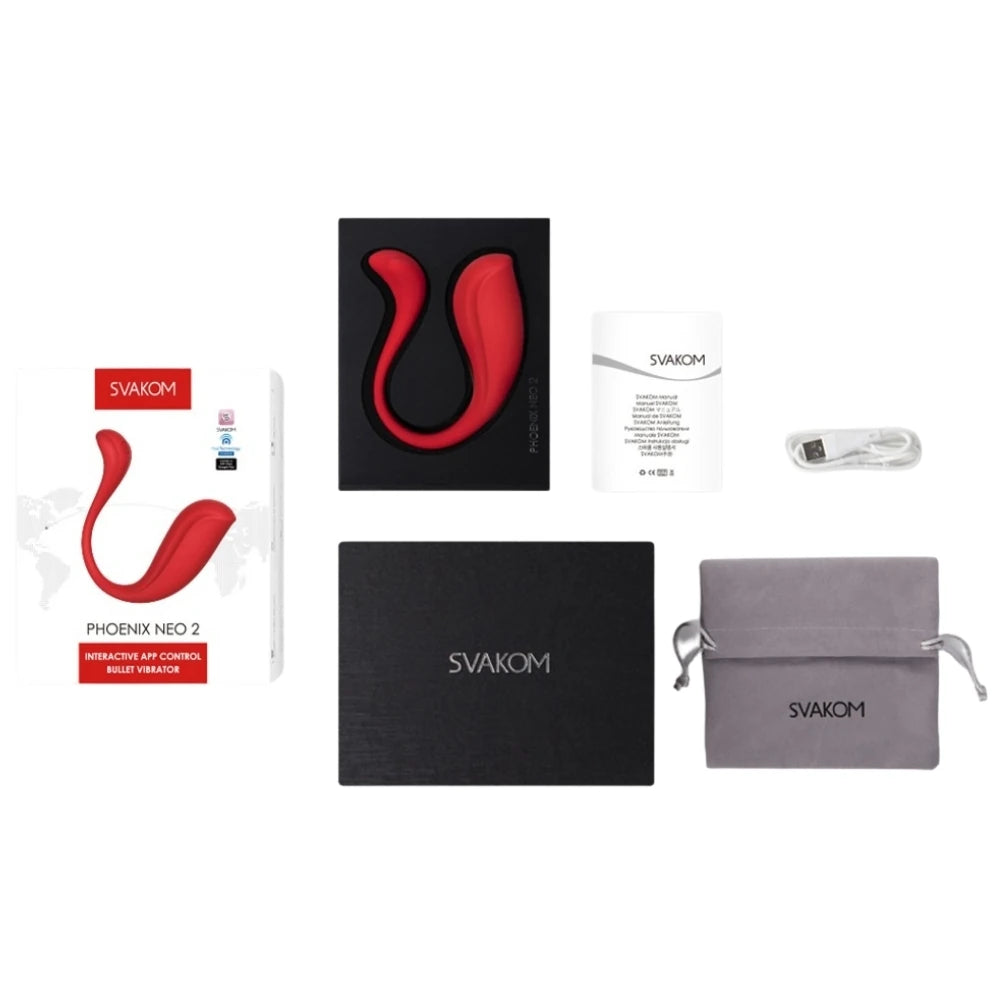 Svakom Phoenix Neo 2 Interactive Telefon Kontrollü Bullet Vibratör