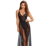 Erox Fantasy Wear Dantelli Uzun Seksi Gecelik