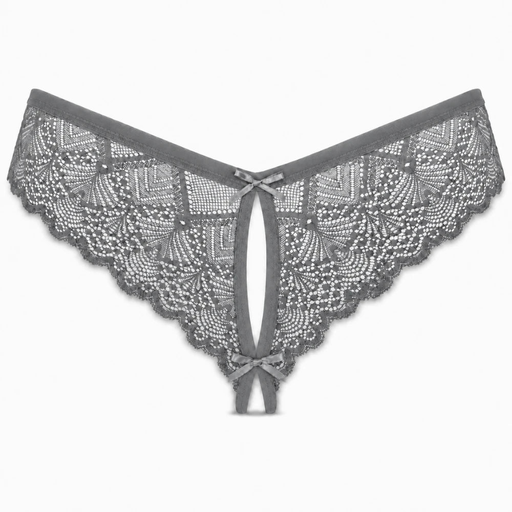 Frowzer Fantasy Wear Luxury Lingerie Brazilian Seksi Tanga-Gri