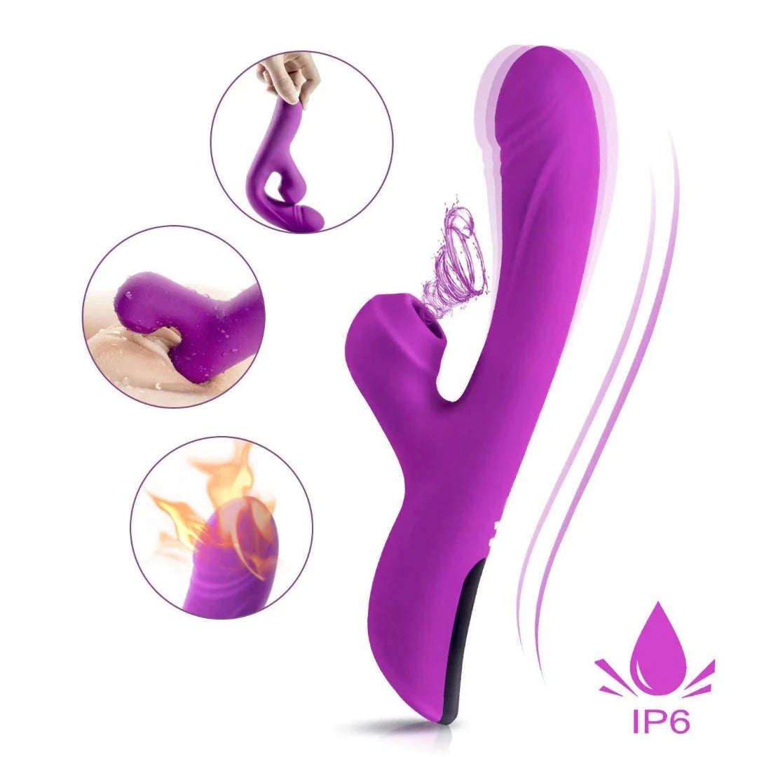 Frowzer Wendy Emiş Güçlü Isıtmalı Rabbit Vibratör