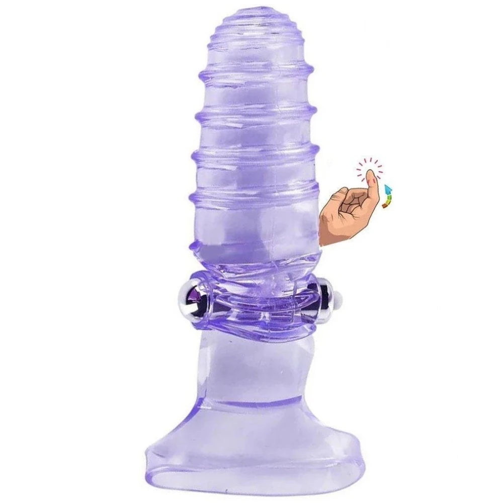 Frowzer Finger Vibe G-Stimulant 10 Mod Parmak Vibratör-Purple