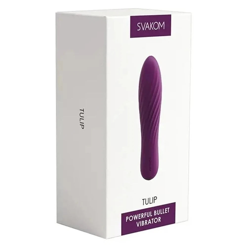 Svakom Tulip 10 Modlu Güçlü Mini Vibratör-Purple