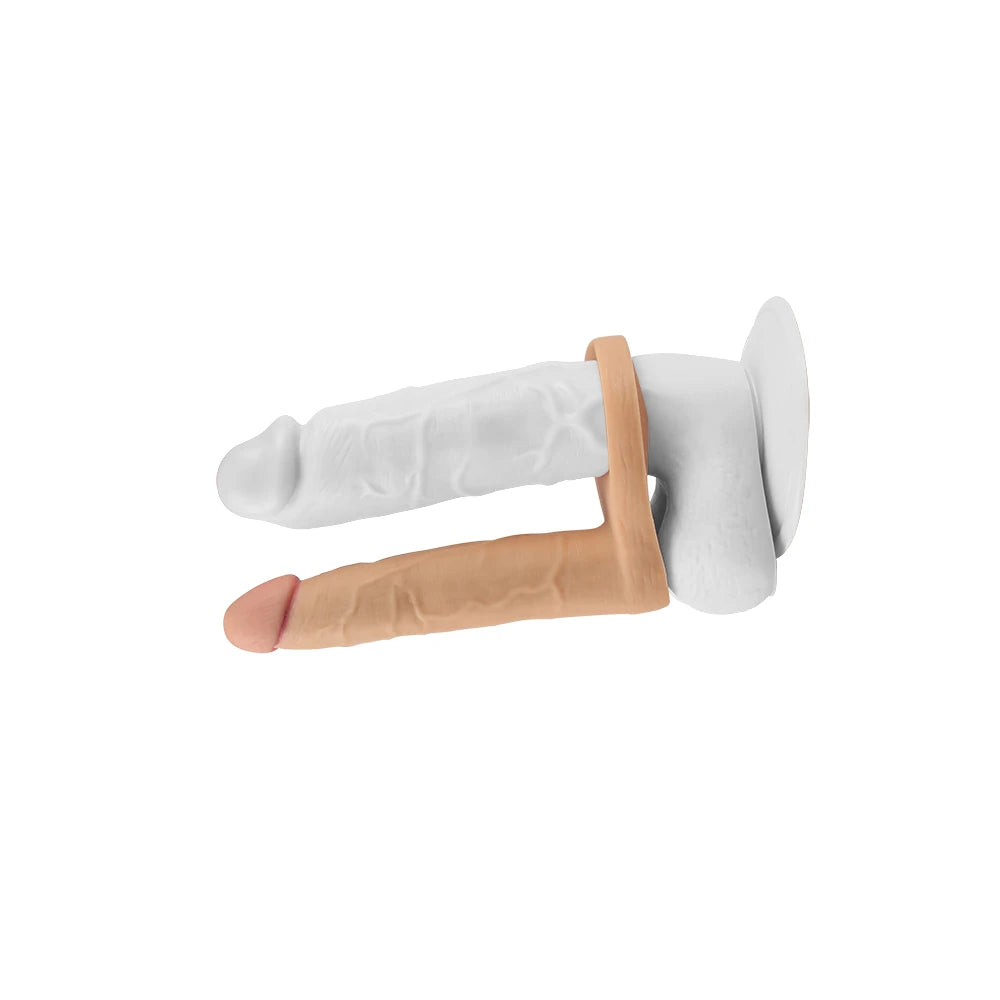 Lovetoy The Ultra Soft Double 15.8 cm Titreşimli Anal Penis LV1132