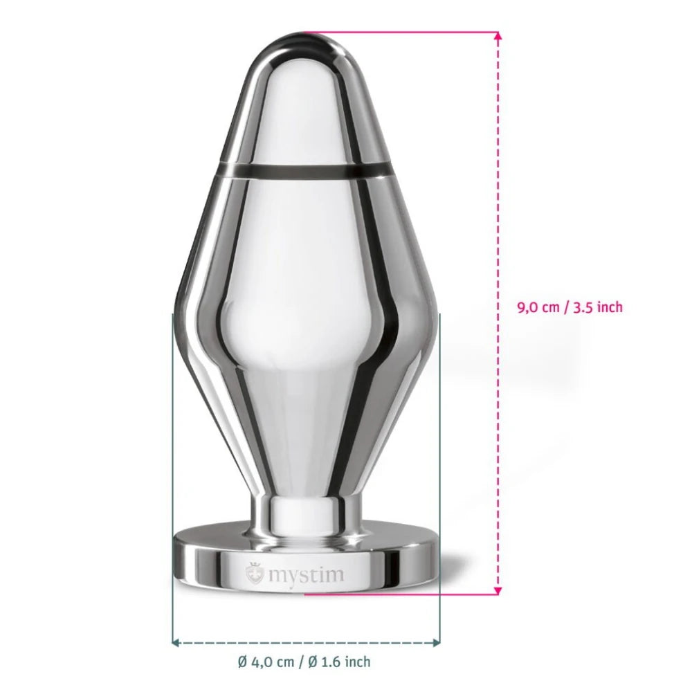 Mystim E-stim Butt Plugs John Metal Anal Plug-Little