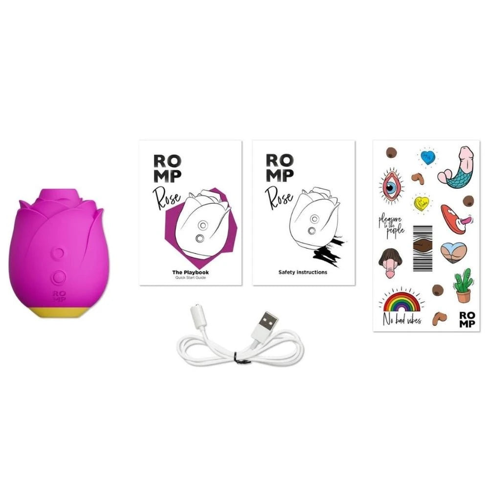 Romp Rose Klitoral Uyarıcı Emiş Güçlü Vibratör