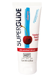 Hot Products Edibles Superglide Lube 75 ml Kiraz Aromalı Kayganlaştırıcı Oral Jel