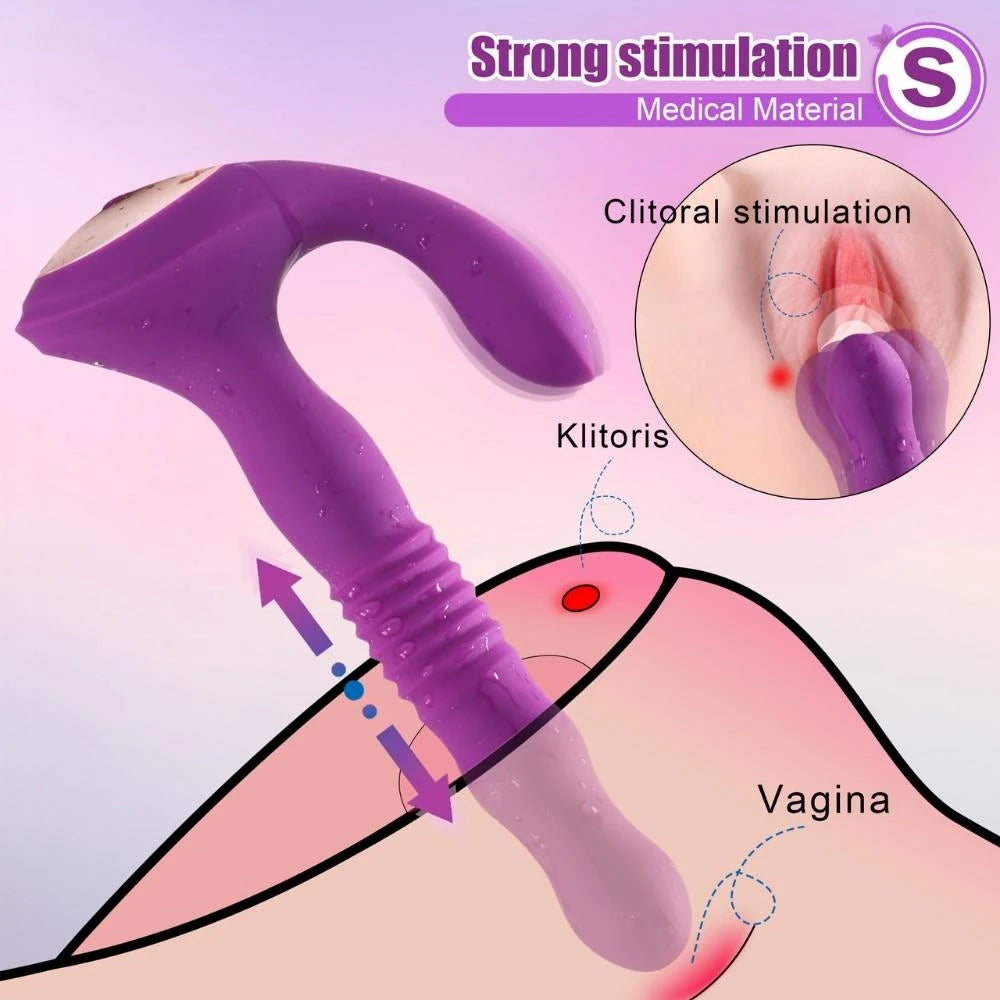 Shequ Ariel Telescopic İleri Geri Hareketli Vibratör