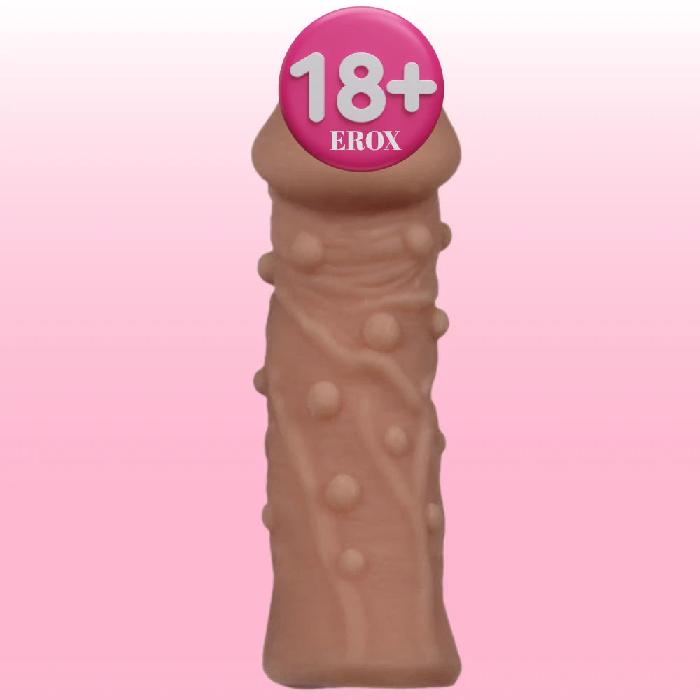 Frowzer The Penis Sleeve Notch Tırtıklı Penis Kılıfı-Brown