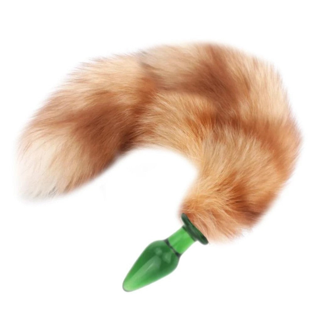 Erox Fantasy Slips Glass Tail Kuyruklu Cam Anal Plug