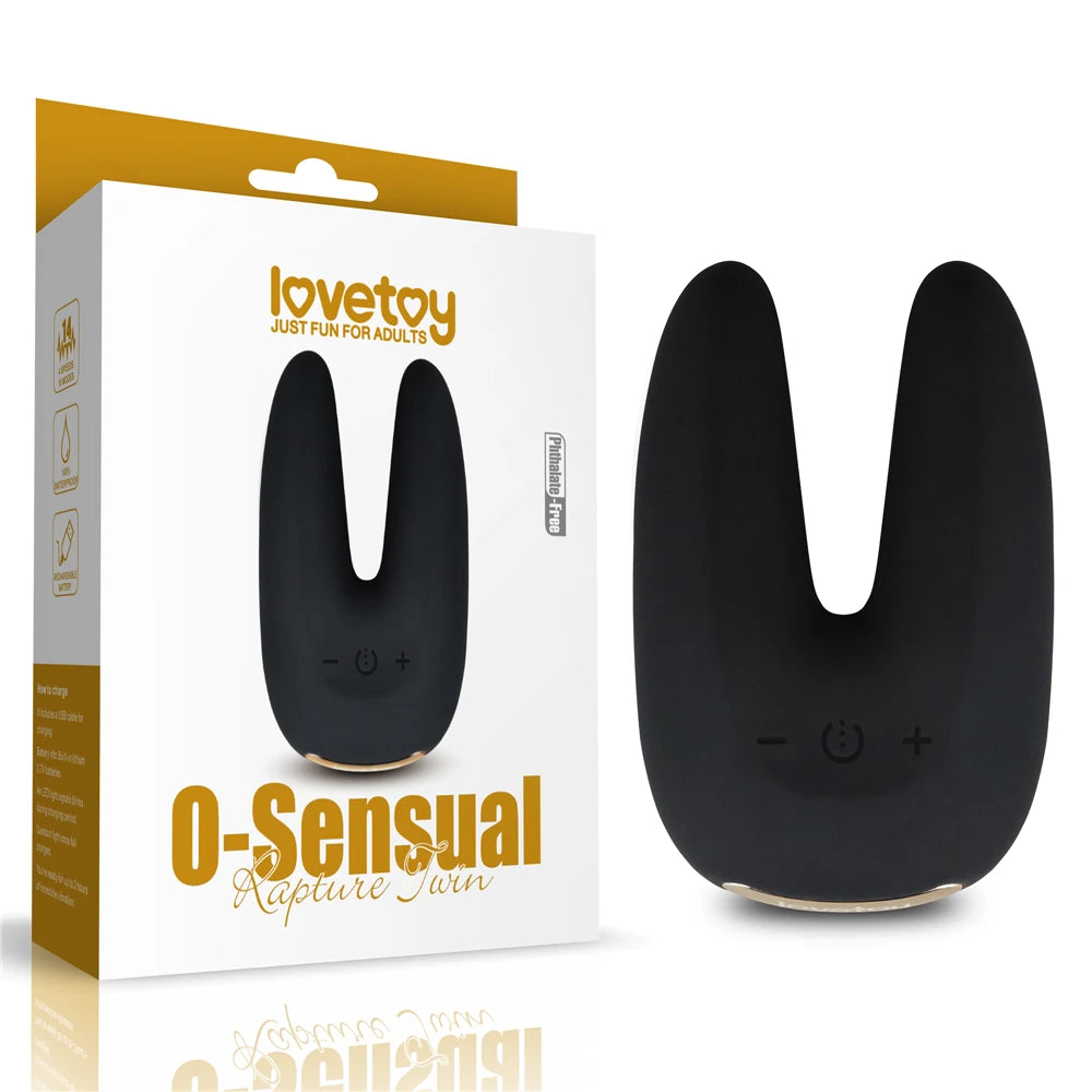 Lovetoy O-Sensual Rapture Çift Uyarım 11 Modlu Klitoris Vibratör LV431213