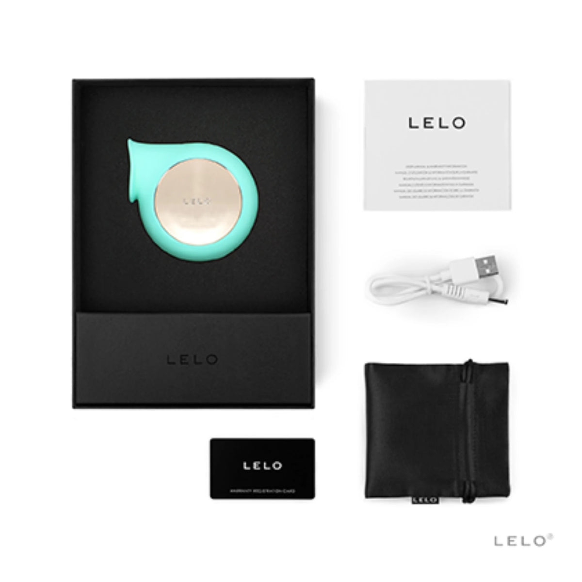 Lelo Sila Cruise Sonic Massager Emiş Güçlü Vibratör-Aqua