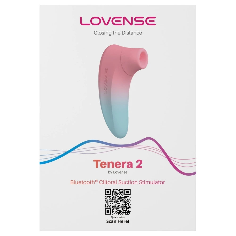 Lovense Tenera 2 Telefon Kontrollü Emiş Güçlü Vibratör