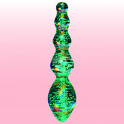 Lovetoy Glow Twilight Gleam Glass Dildo-Tantalizing Orbs Cam Dildo LV610002