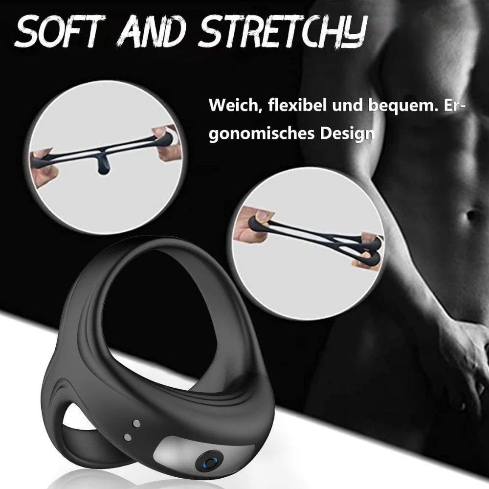 Frowzer Sam Cock Ring 10 Modlu Şarjlı Penis Halkası