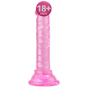 Frowzer Jelly Silicone 14.5 cm Anal ve Vajinal Realistik Penis-Pink