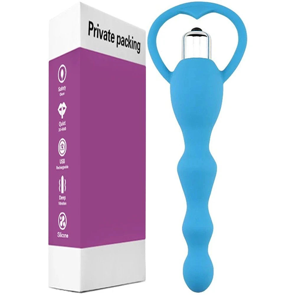 Frowzer Anal Fantasy Boğumlu Titreşimli Anal Vibratör-Blue