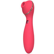 KissToy Polly Air Pulse Warming Vibe Red Püskürtmeli Isıtmalı Vibratör
