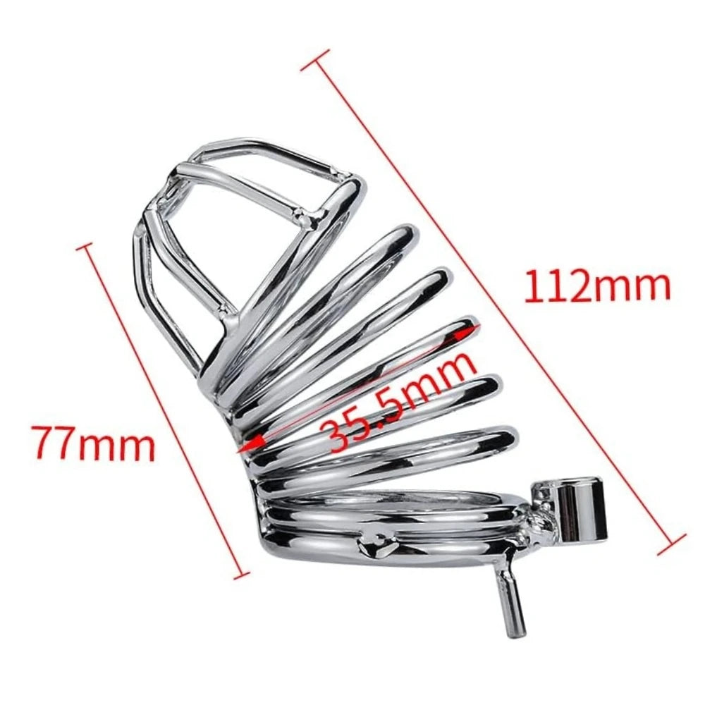 Frowzer Dreams Metal Halkalı Penis Kafesi ve Penis Kilidi 45 Mm