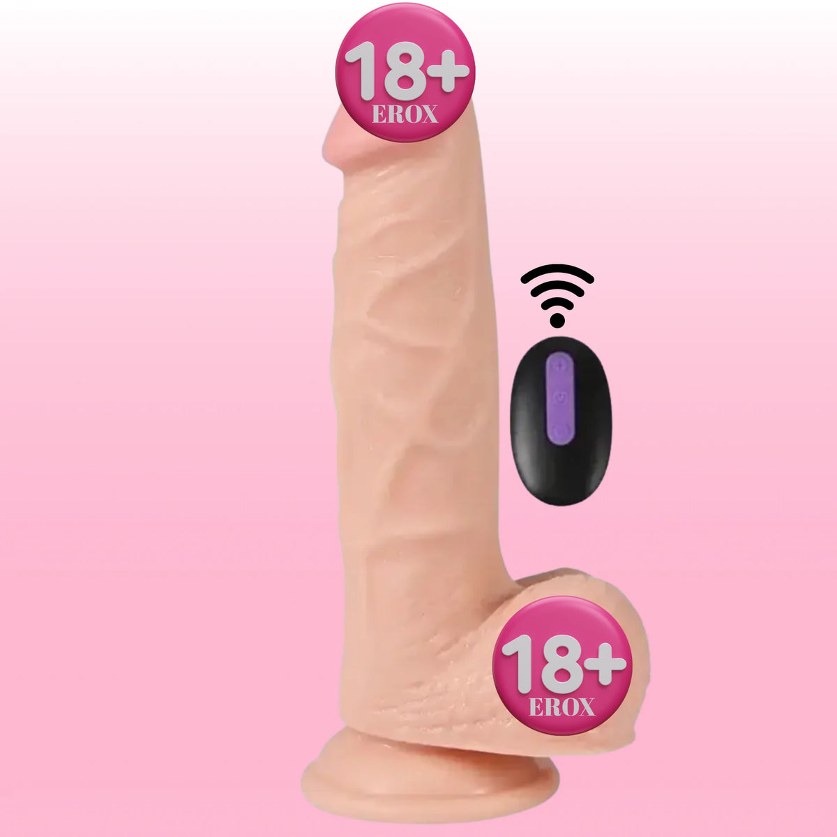 Shequ Dildo Series Hans 20 Mod Titreşimli Realistik Penis