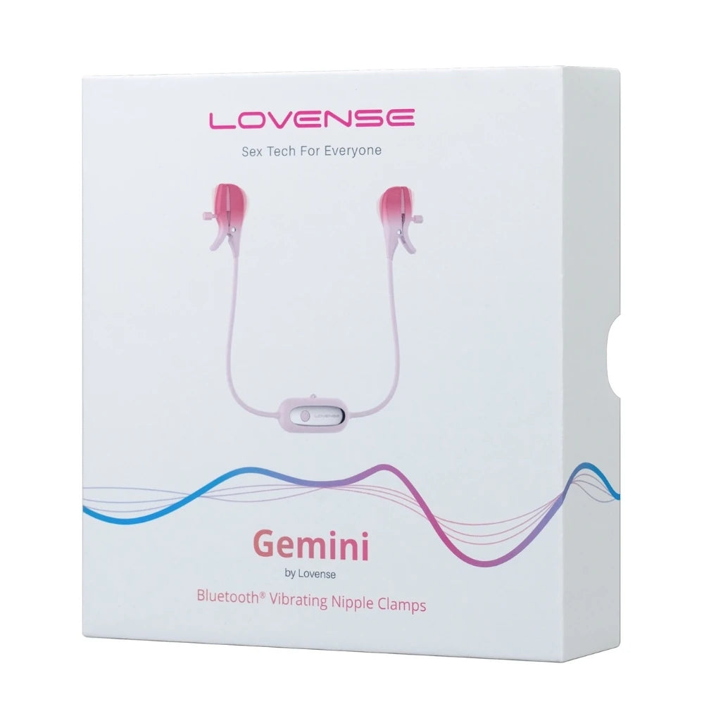 Lovense Gemini Telefon Kontrollü Titreşimli Göğüs Ucu Vibratör
