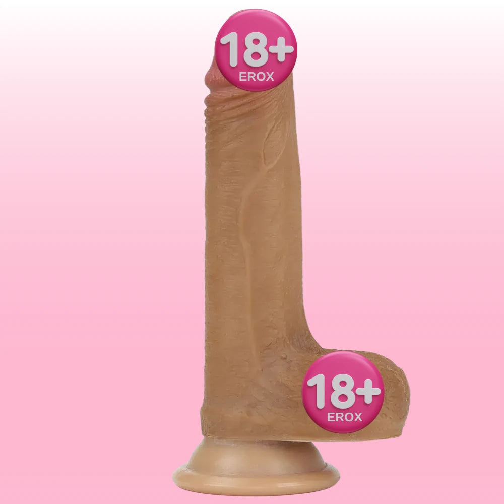 Lovetoy Dual Layered Silicone Cock 18 cm Realistik Penis LV4001B