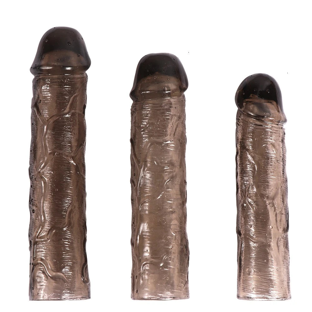 Shequ 3 Farklı Boyda Melez Penis Kılıfı Seti