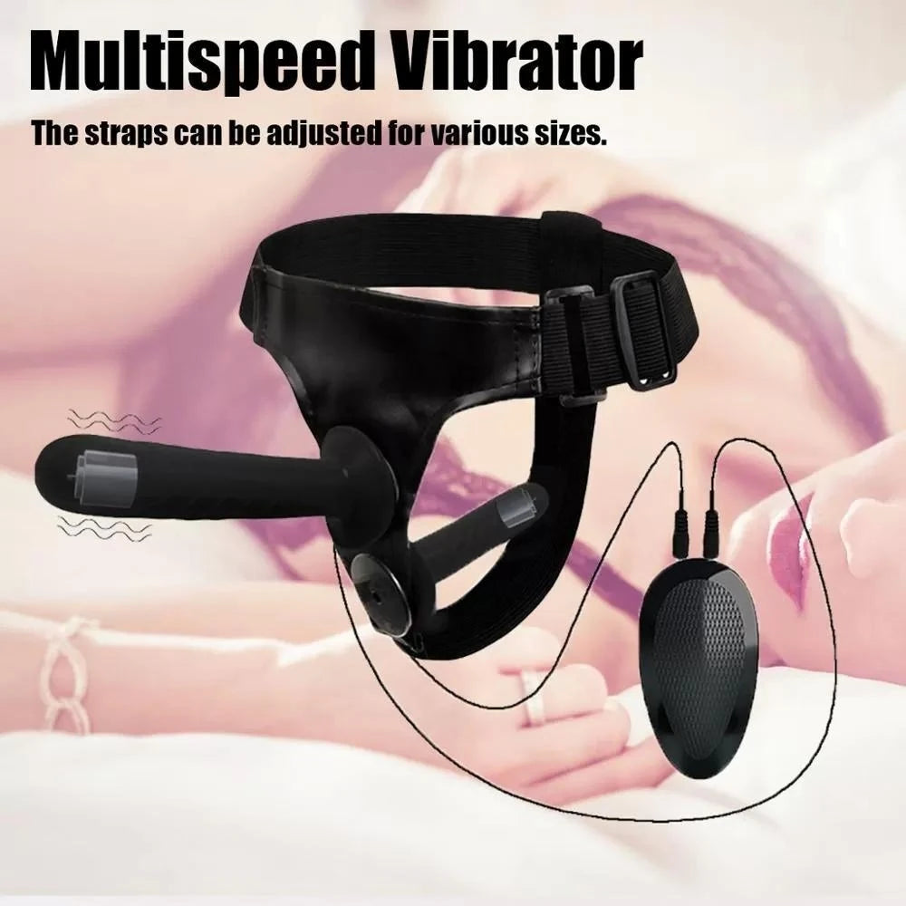 Frowzer Double Çift Taraflı Titreşimli Biseksüel Strap-On Penis