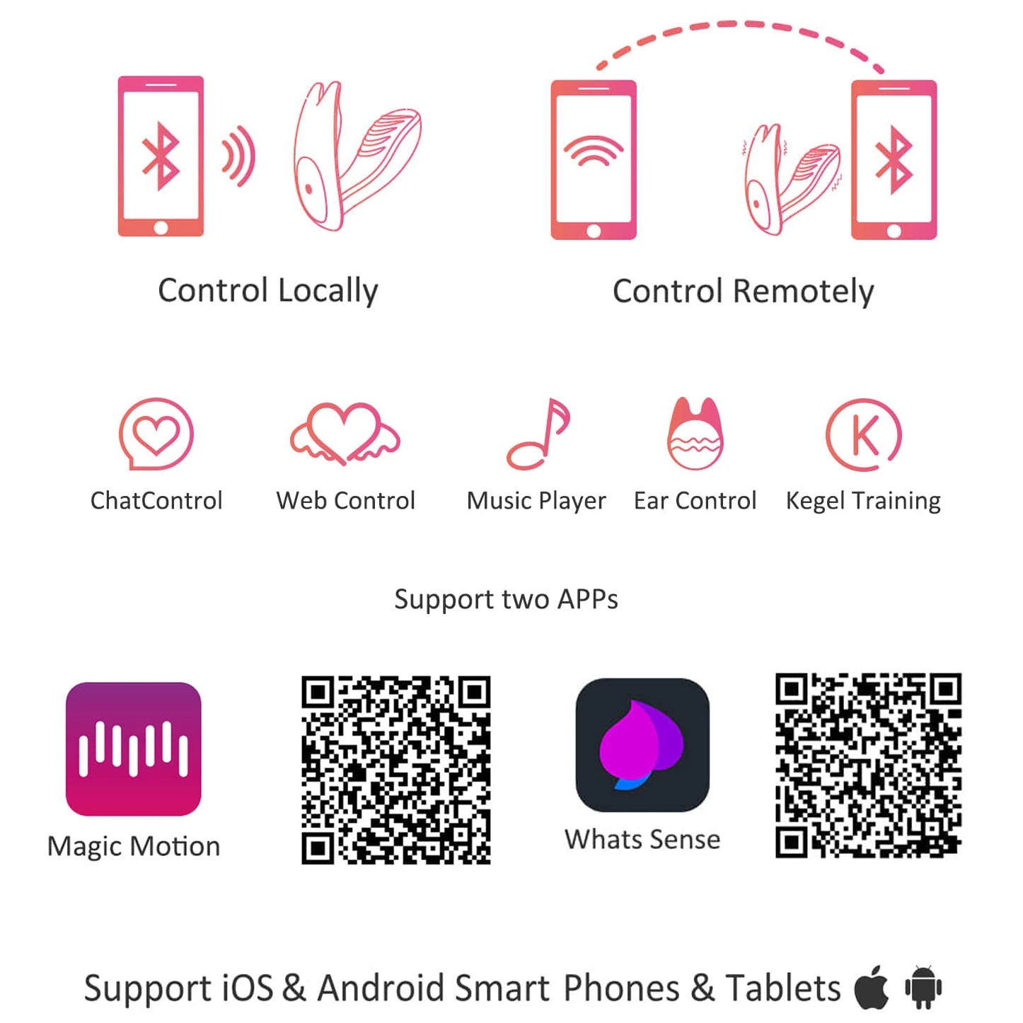 Magic Motion Eidolon Telefon Kontrollü Giyilebilen Vibratör