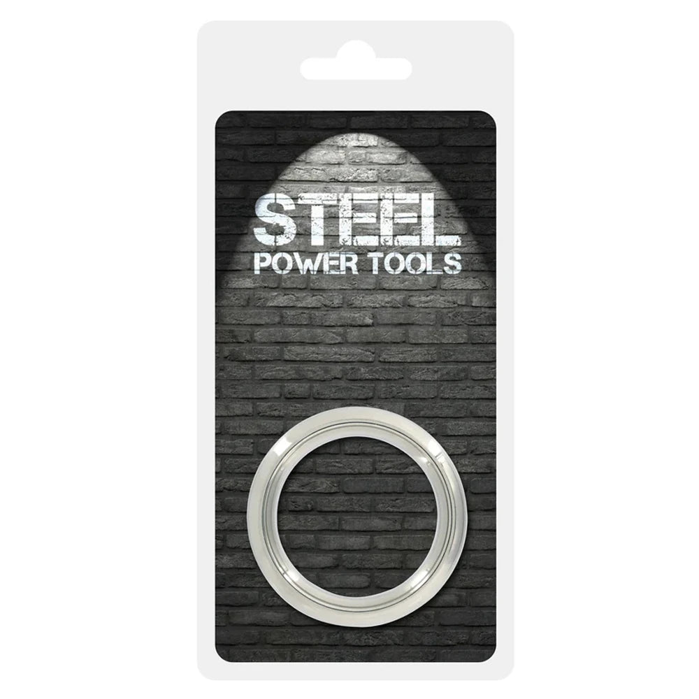 Steel Power Tools Ballstretcher Metal Penis Halkası-40 Mm.
