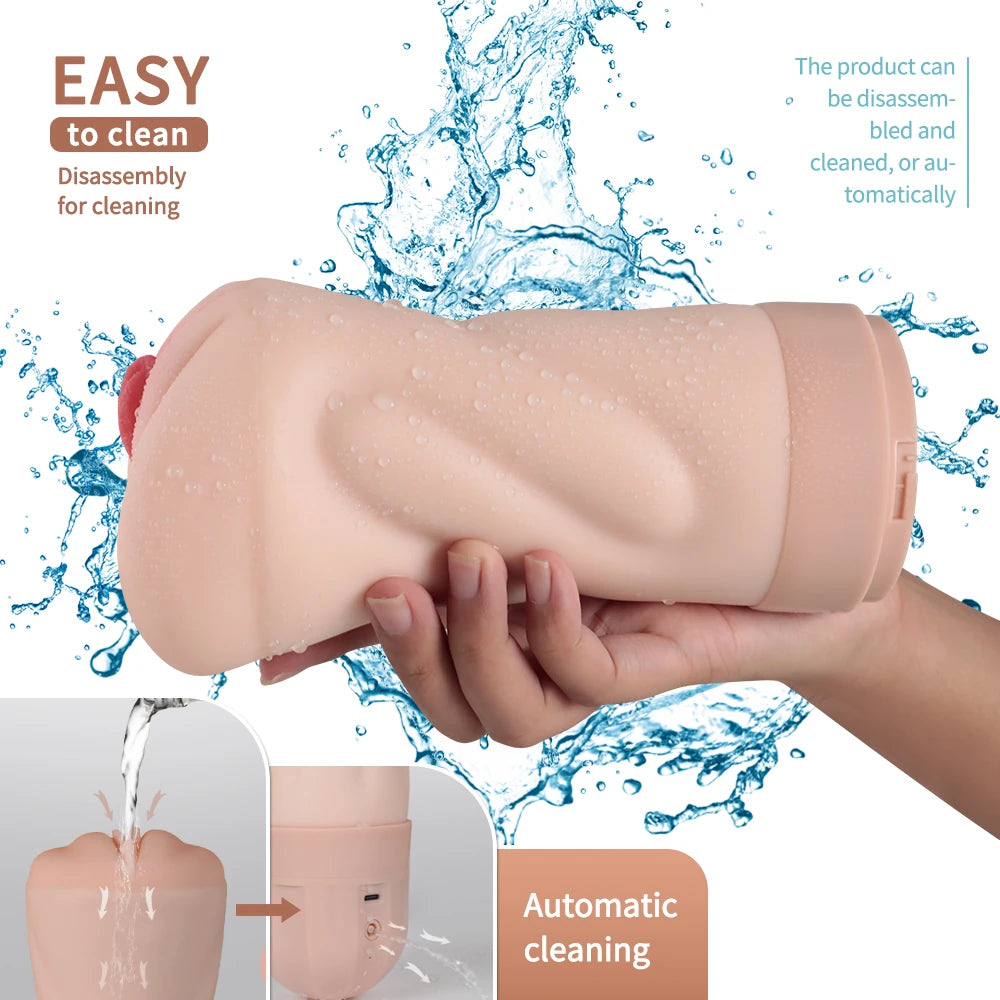 Shequ No.6 Beta Suction Emiş Güçlü 7 Mod Masturbator Vajina SQ-MA60120