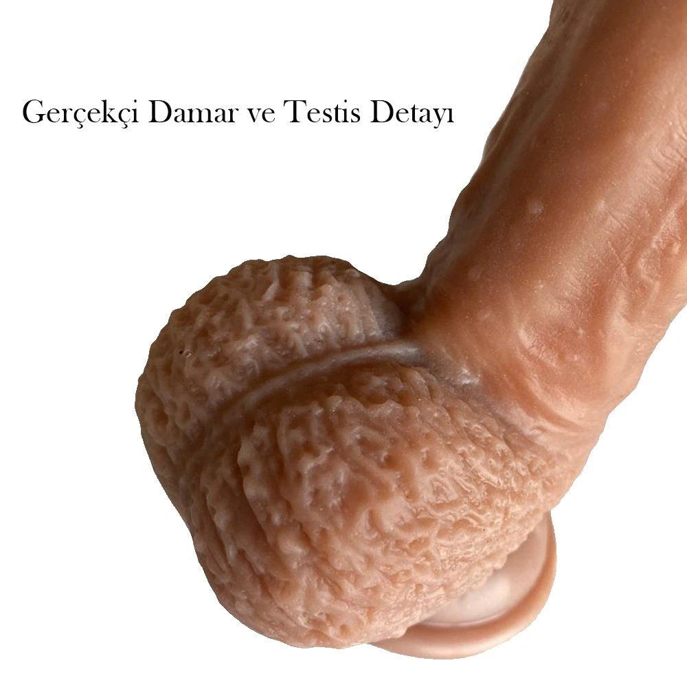 Simulation Of Skin Rotating Dildo 22 Cm Dönebilen Hareketli Penis