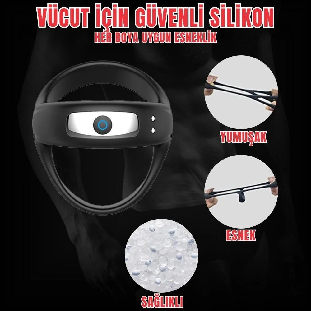 Frowzer Sam Cock Ring 10 Modlu Şarjlı Penis Halkası