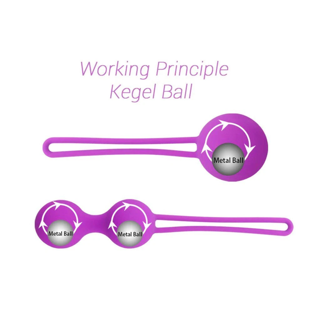 Frowzer Kegel Benwa Metal Jiggle Balls Kegel Top-Pink