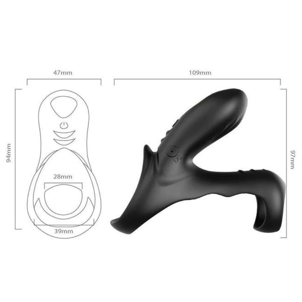 Frowzer Ranger Pro Klitoris ve G Noktası Uyarıcı Penis Halkası